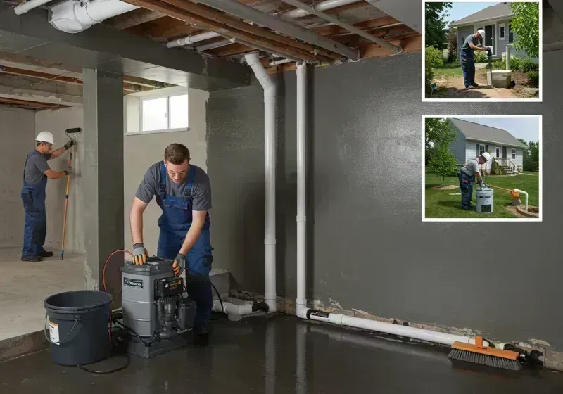 Basement Waterproofing and Flood Prevention process in Houston, AK